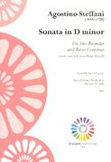 Sonata In D Minor : For Alto Recorder and Basso Continuo (With Some Help From Henry Purcell).