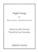 Night Songs : For Mezzo-Soprano, Violoncello and Piano.