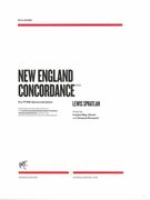 New England Concordance : For TTBB Chorus and Piano (2016).
