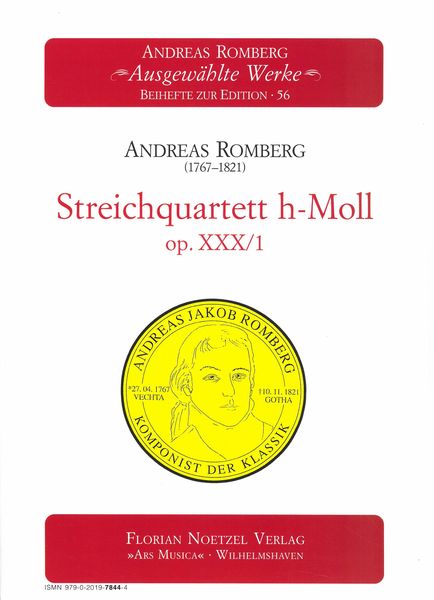 Streichquartett H-Moll, Op. XXX/1 / edited by Klaus G. Werner.