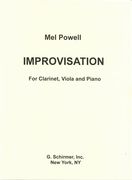 Improvisation : For Clarinet, Viola and Piano.