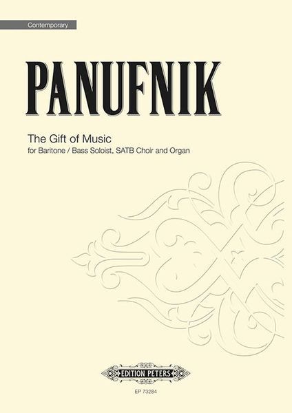 Gift of Music : For Baritone/Bass Soloist, SATB and Organ.