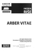 Arber Vitae : For Organ and Percussion.