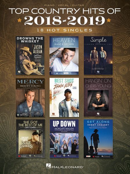 Top Country Hits of 2018-2019 : 18 Hot Singles.