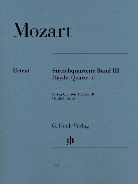 Streichquartette, Band III : Haydn-Quartette / Ed. Wolf-Dieter Seiffert.