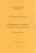 7 Miniaturen In 3 Sätzen, Op. 5 : For String Orchestra (1991).