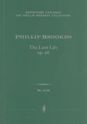 Lent Lily, Op. 60 : A George Butterworth Sequence For Baritone, Narrator and Small Orchestra.