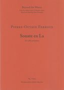 Sonate En La : For Cello and Piano.