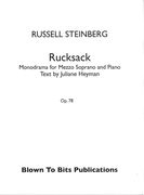 Rucksack, Op. 78 : Monodrama For Mezzo Soprano and Piano.