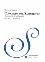 Concerto For Saxophones / transcribed For Wind Ensemble by Mark D. Scatterday.
