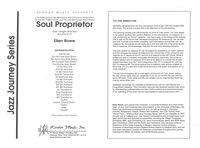 Soul Proprietor : For Jazz Ensemble.