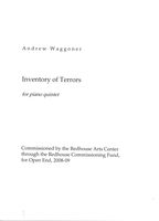 Inventory of Terrors : For Piano Quintet.