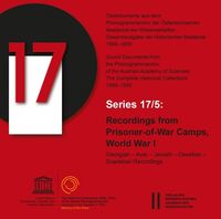 Recordings From Prisoner-of-War Camps, World War I :Georgian - Avar - Jewish - Ossetian - Svanetian.
