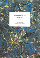 Pièces De Viole, Livre III (Paris, 1711).