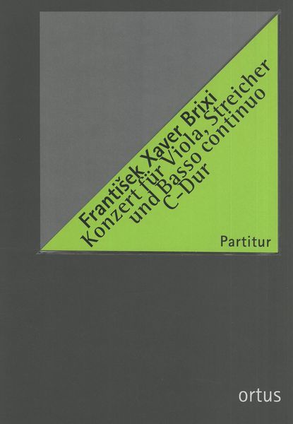 Konzert C-Dur : Für Viola, Streicher und Basso Continuo / edited by Phillip Schmidt.