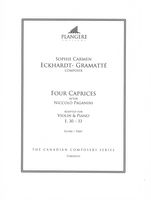 Four Caprices After Niccolo Paganini, E. 30-33 : Adapted For Violin and Piano / Ed. Brian McDonagh.