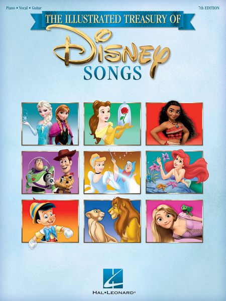 Illustrated Treasury of Disney Songs - 7th Edition.