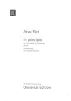 In Principio : Für Gemischten Chor und Orchester (2003) / Piano reduction by Leopold Brauneiss.