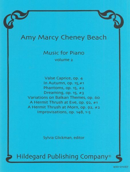 Music For Piano, Vol. 2 / edited by Sylvia Glickman.