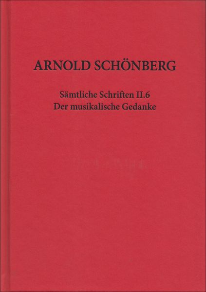 Musikalische Gedanke / edited by Hartmut Krones.