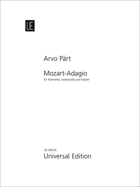 Mozart-Adagio : Für Klarinette, Violoncello und Klavier (1992, 2017).