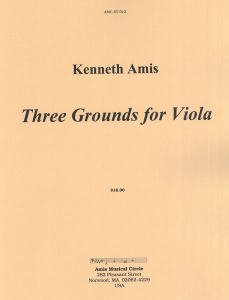 Three Grounds For Viola : For Viola and Piano (1992).