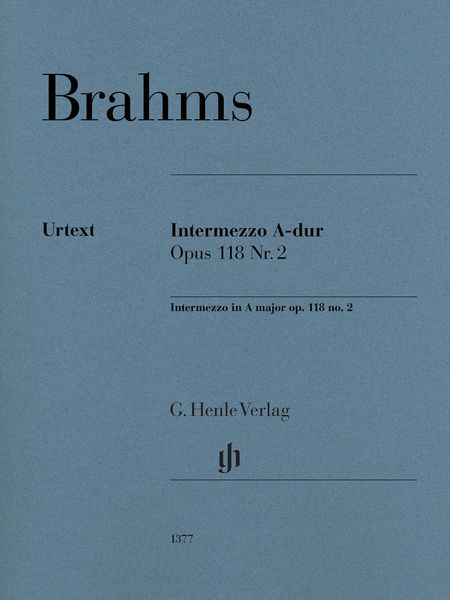 Intermezzo A-Dur, Op. 118 Nr. 2 / edited by Katrin Eich.