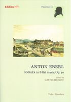 Sonata In B Flat Major, Op. 50 : For Violin and Pianoforte / edited by Martin Harlow.