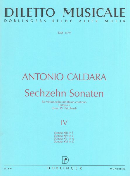 Sechzehn Sonaten Für Violoncello und Basso Continuo, IV.
