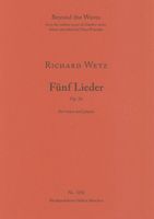 Fünf Lieder, Op. 26 : For Voice and Piano.