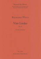 Vier Lieder, Op. 27 : For Voice and Piano.