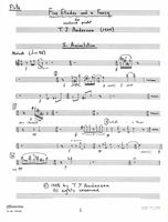 Five Etudes and A Fancy : For Wind Quintet (1964).