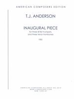 Inaugural Piece : For 3 Trumpets and 3 Trombones (1981).