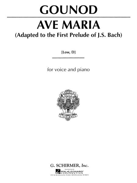 Ave Maria : Low In D.