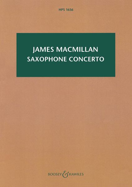 Saxophone Concerto : For Soprano Saxophone and String Orchestra (2017).