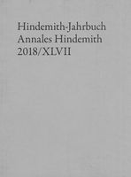 Hindemith - Jahrbuch, 2018/XLVII.