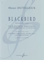 Blackbird : Pour Hautbois, Percussion, Contrebasse et Clavecin / arranged by Kenneth Hesketh.