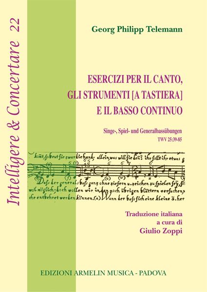 Esercizi Per Il Canto, Gli Strumenti (A Tastiera) E Il Basso Continuo, TWV 25:39-85.
