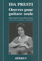 Oeuvres Pour Guitar Seule / edited by Olivier Chassain.