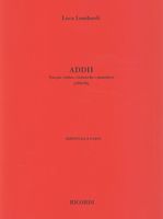 Addii : Trio Per Violino, Violoncello E Pianoforte (1995-96).