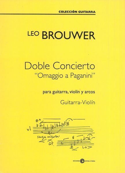 Doble Concierto - Omaggio A Paganini : Para Guitarra, Violín Y Arcos (1995).