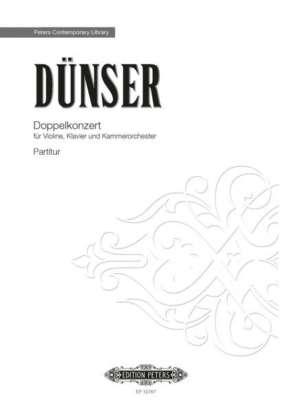Doppelkonzert : For Violin, Piano and Chamber Orchestra.