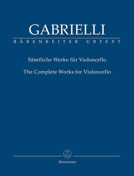 Complete Works For Violoncello / edited by Bettina Hoffmann.