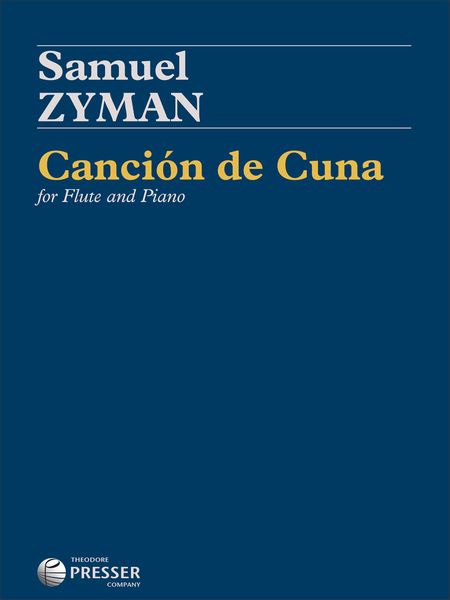 Canción De Cuna : For Flute and Piano.