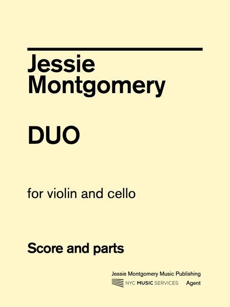 Duo : For Violin and Cello.