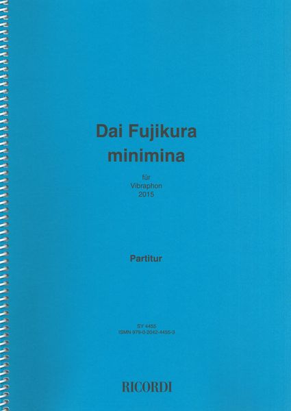 Minimina : For Vibraphone (2015).