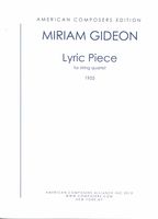 Lyric Piece : For String Quartet (1955).