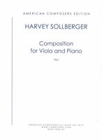 Composition : For Viola and Piano (1961).