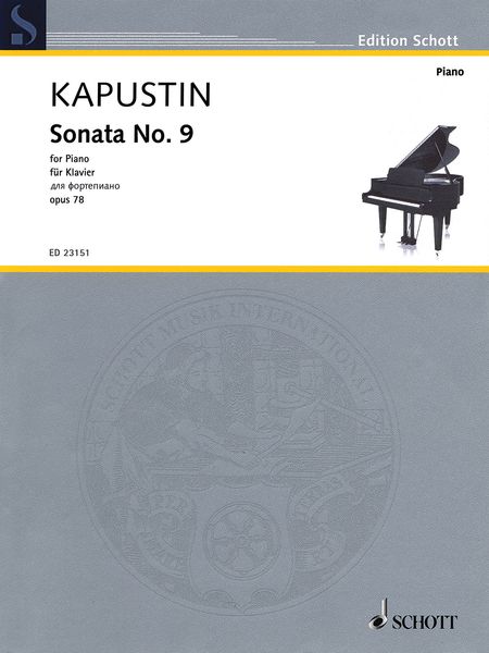 Sonata No. 9, Op. 78 : For Piano Solo (1995).