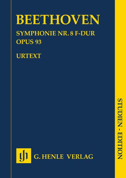 Symphony No. 8 In F Major, Op. 93 / edited by Ernst Herttrich.